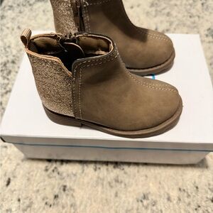 Carter's Liana Brown Ankle Boots for Toddlers